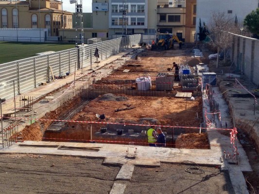 Las obras del trinquet de Almassora, a punto