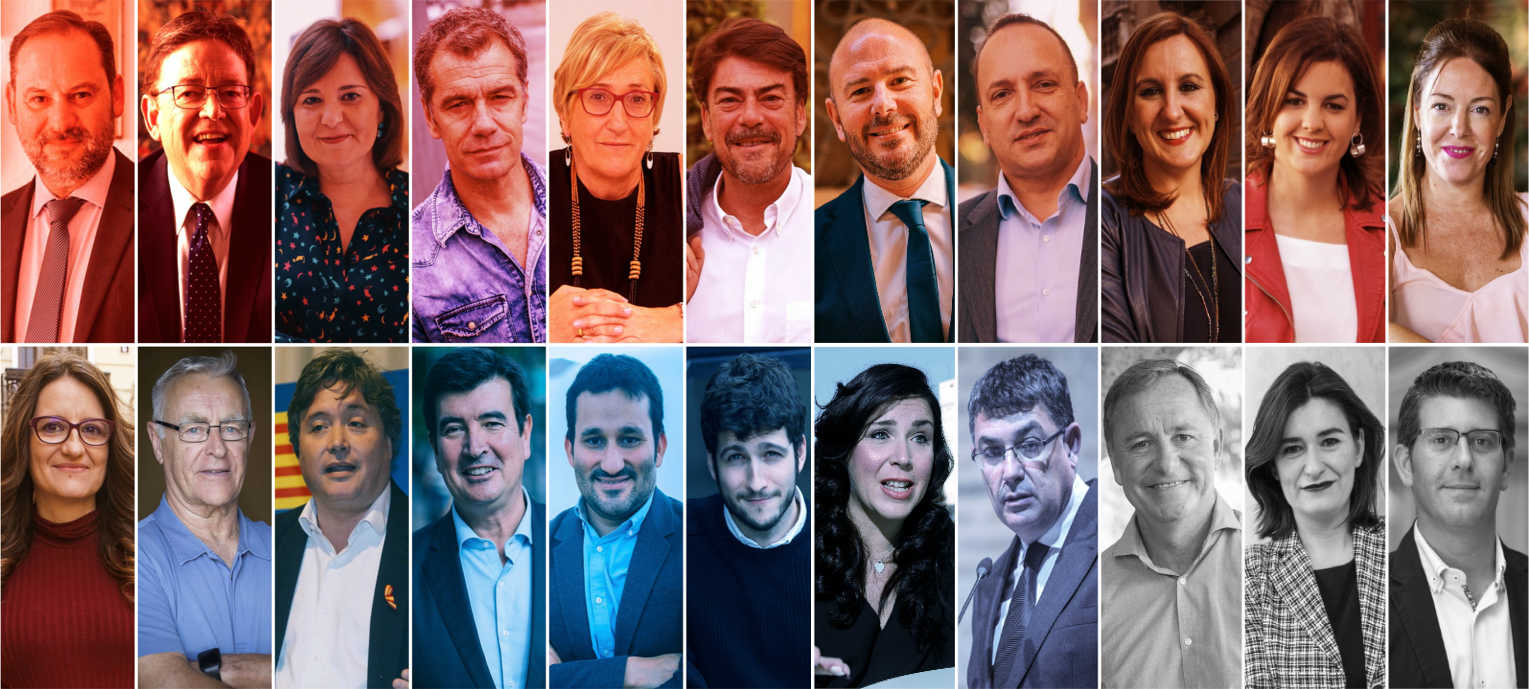 El termómetro de 2018: así les fue el año a 22 de los políticos valencianos más relevantes