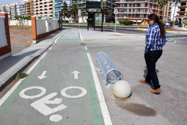 La ampliación de la carretera del núcleo urbano al Grao de Burriana elevará la red de carriles bici a 24 kilómetros