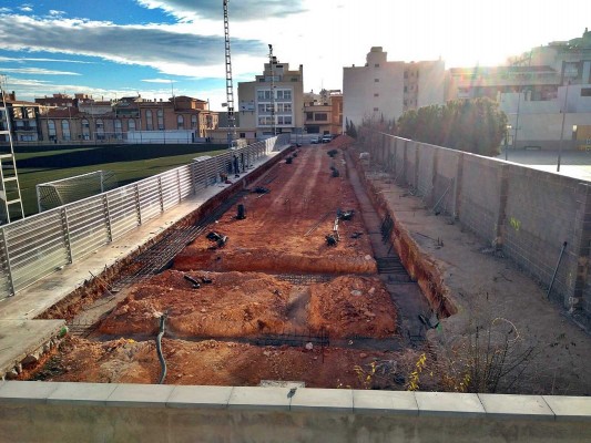 Almassora adjudica las obras para culminar el nuevo trinquet tras medio año de paralización