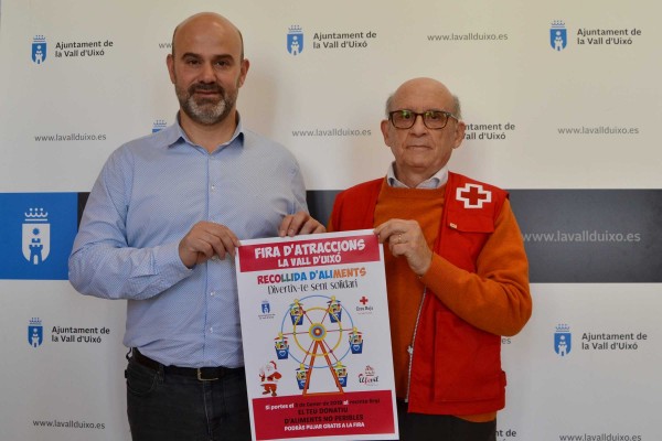 La Vall d’Uixó presenta una jornada solidaria con Cruz Roja en la Feria de Atracciones