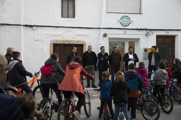 La Diputación de Castellón crea un centro de bicicletas todoterreno en Tírig
