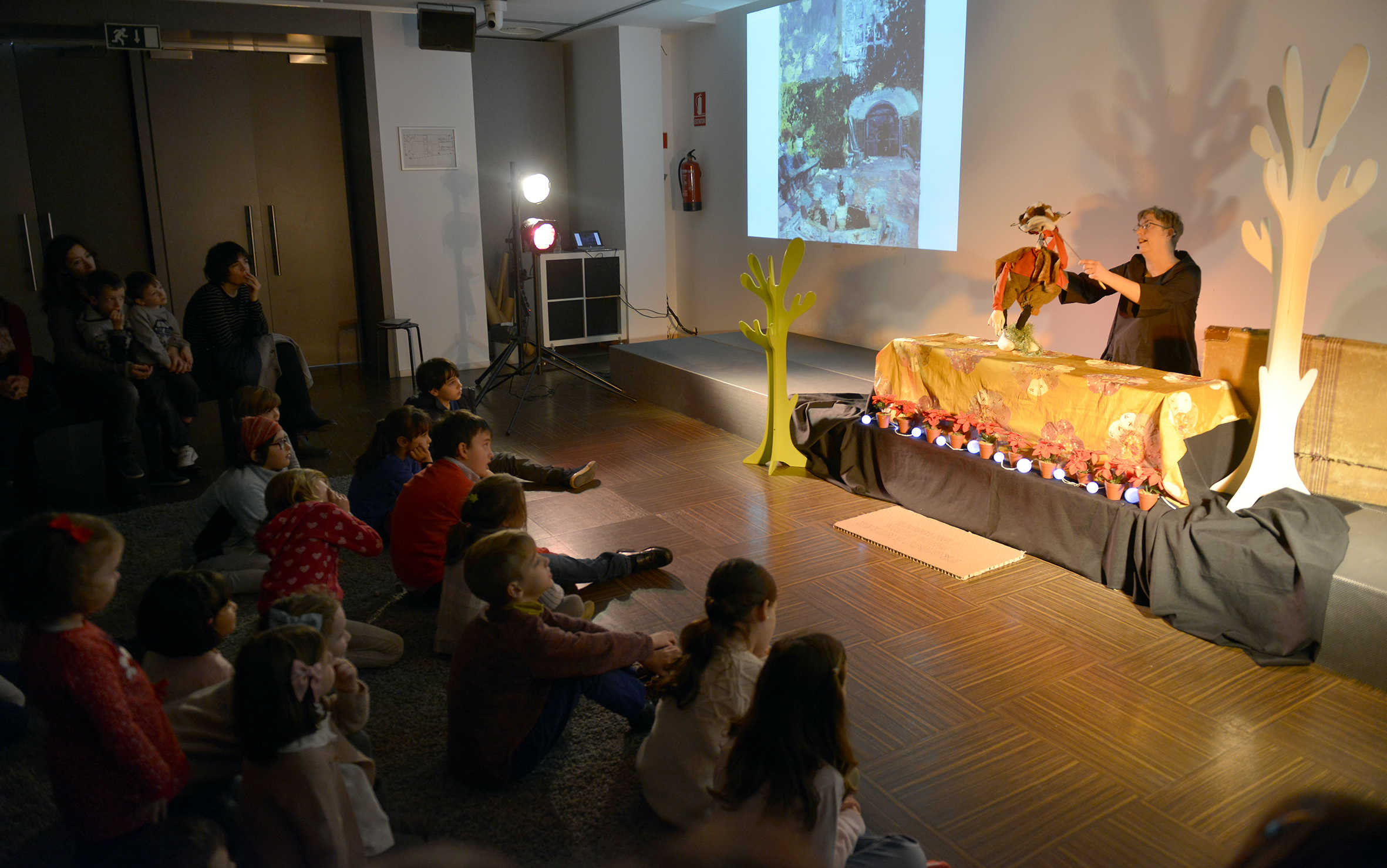 Cuentos, títeres, música y robots en la Navidad de Fundación Bancaja