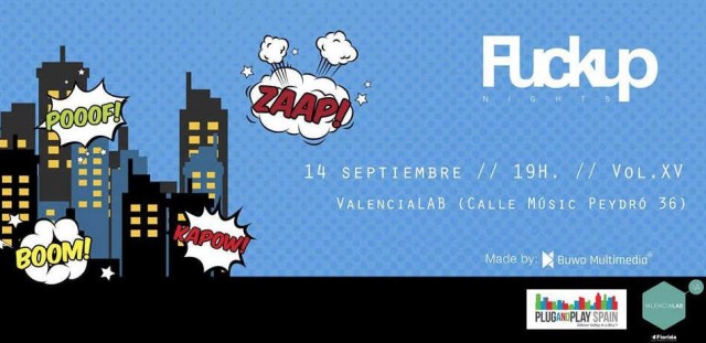 ValenciaLab acoge la XV edición de Fuck Up Nights