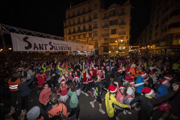 17.000 personas despedirán el año por el centro de Valencia con la XXXV San Silvestre Popular Valenciana
