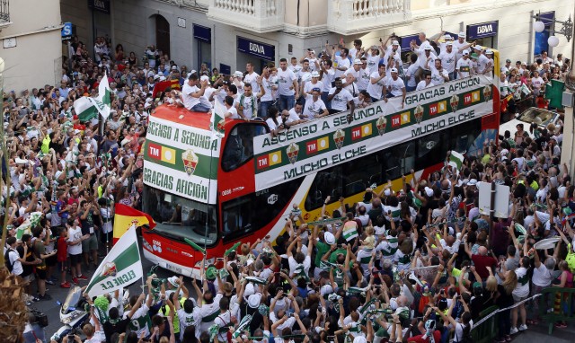 El Elche rompió en 2018 con el ascenso un trienio marcado por las malas noticias

