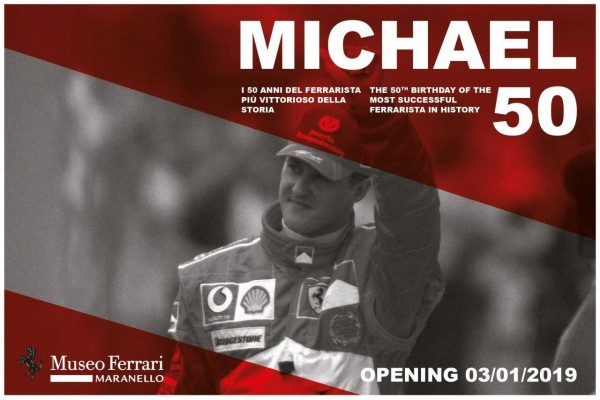 Nueva exposicion en el Museo Ferrari dedicada a Schumacher - Michael 50