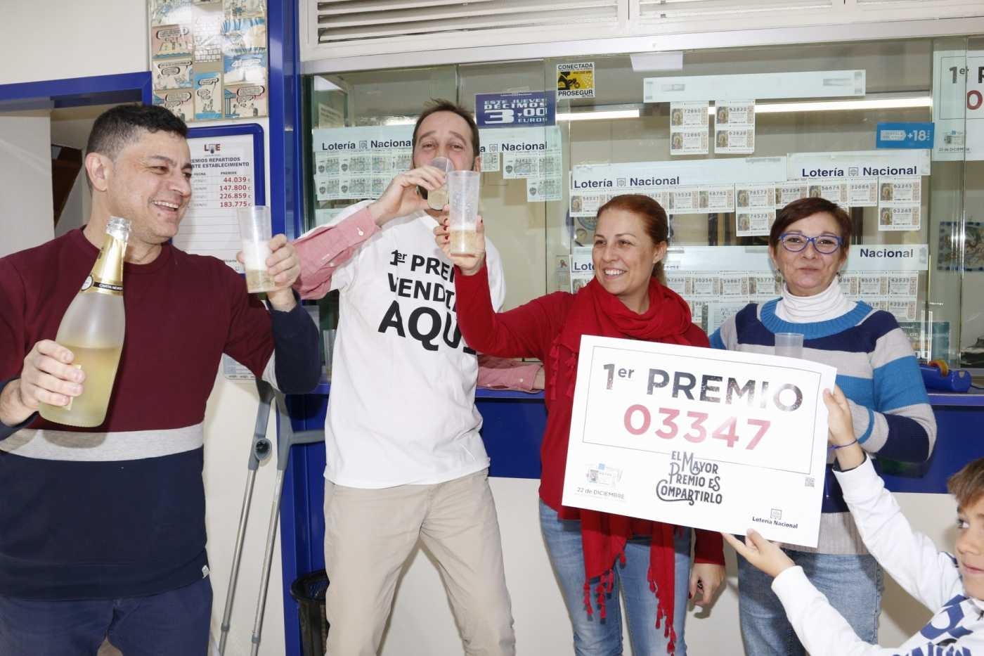 El Sorteo de Navidad reparte 23 millones de euros en varias ciudades de Alicante