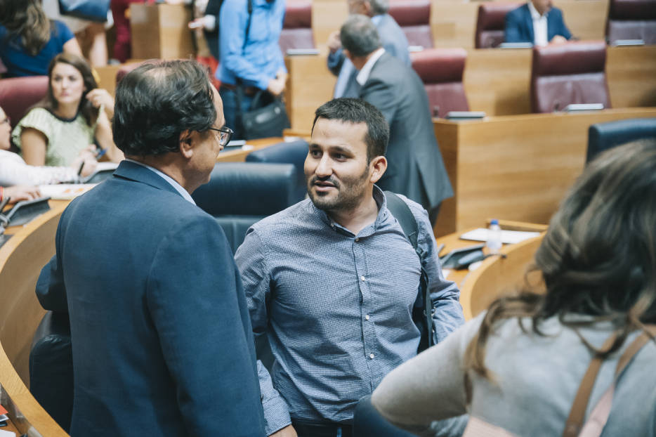 Vicent Marzà en el debate de política general de la Comunitat. Fotos: KIKE TABERNER - 