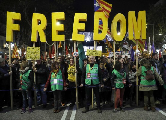 Barcelona vive un día de reivindicación sin casi incidentes