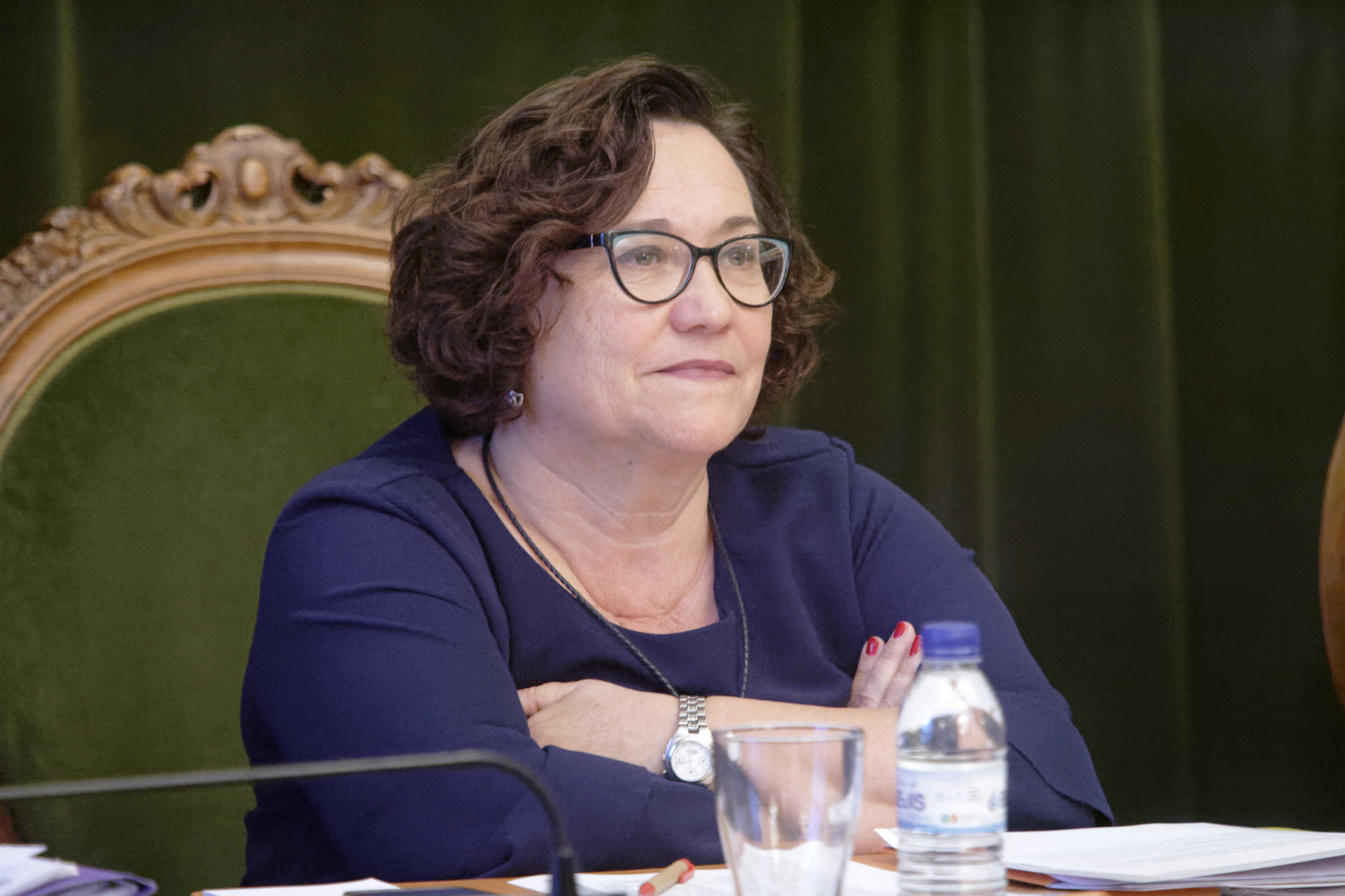 La vicealcaldesa, Ali Brancal, en el pleno de este jueves. (FOTO: Antonio Pradas) - 