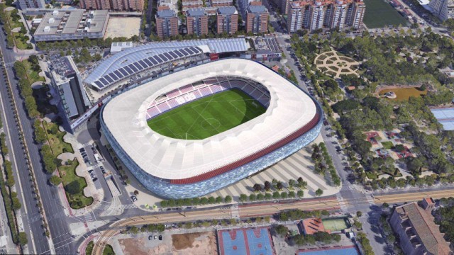 El estadio del Levante tendrá una cubierta para la próxima temporada