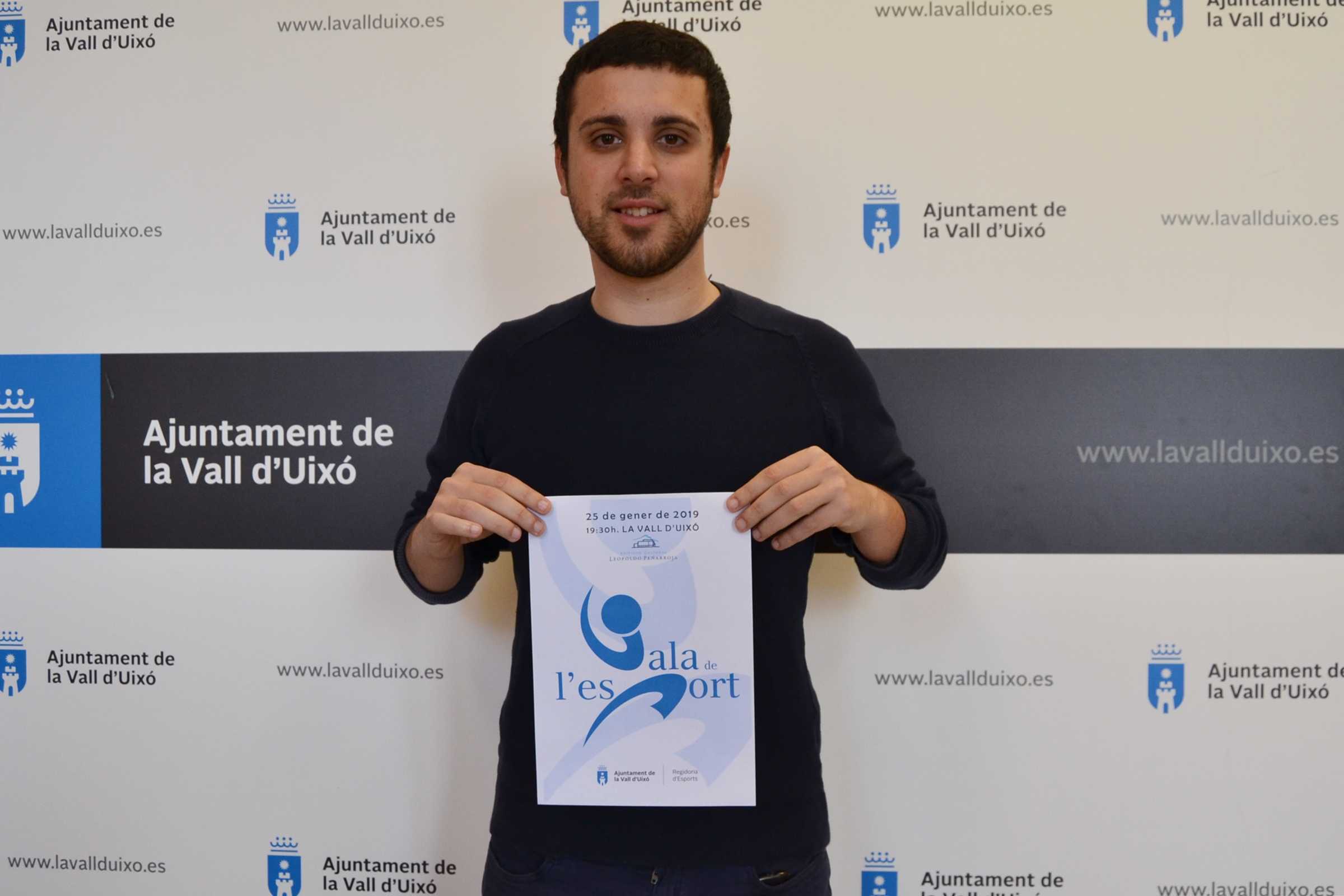La Vall d’Uixó homenajeará el 25 de enero a sus deportistas locales más ejemplares