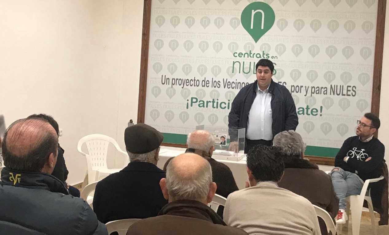 La plataforma Centrados en Nules elige a David García como candidato a la reelección a la alcaldía