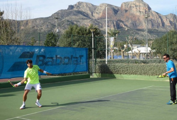 David Ferrer inicia la preparación de la 'Hopman Cup' en La Nucía