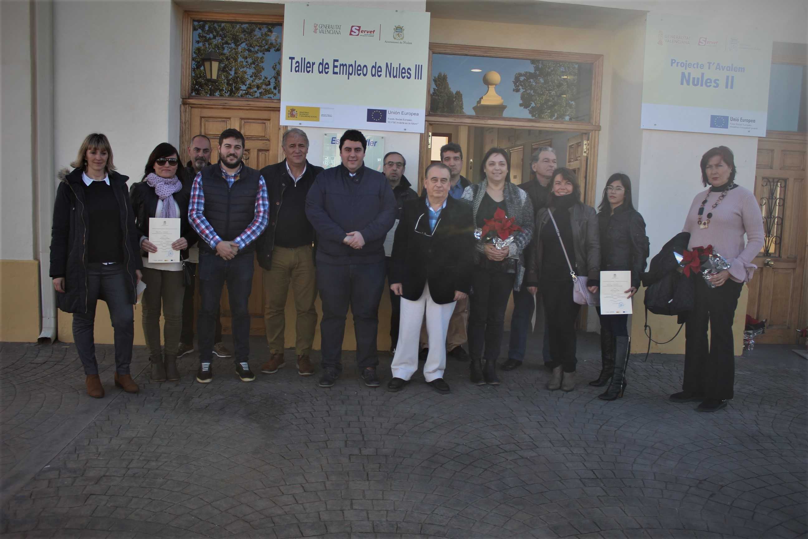 Nules culmina su tercer taller de empleo con la entrega de los certificados en fruticultura