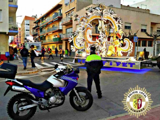 La Policía Local de Vinaròs 'aparca las motos' en señal de protesta por las condiciones laborales