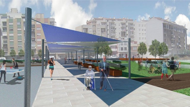 Castellón licita la nueva plaza Josefina López  junto a la Piscina Emilio Fabregat del Grao