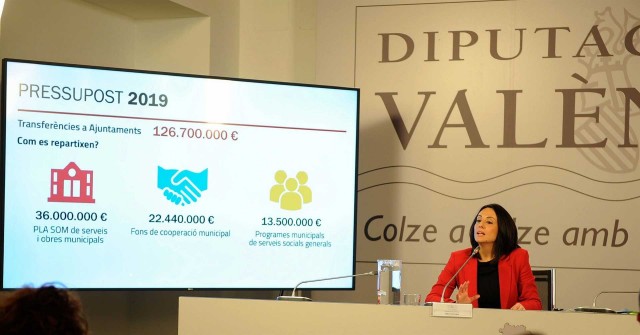 El presupuesto de la Diputación reduce las ayudas directas a 0,8 millones frente a los 34 de 2014