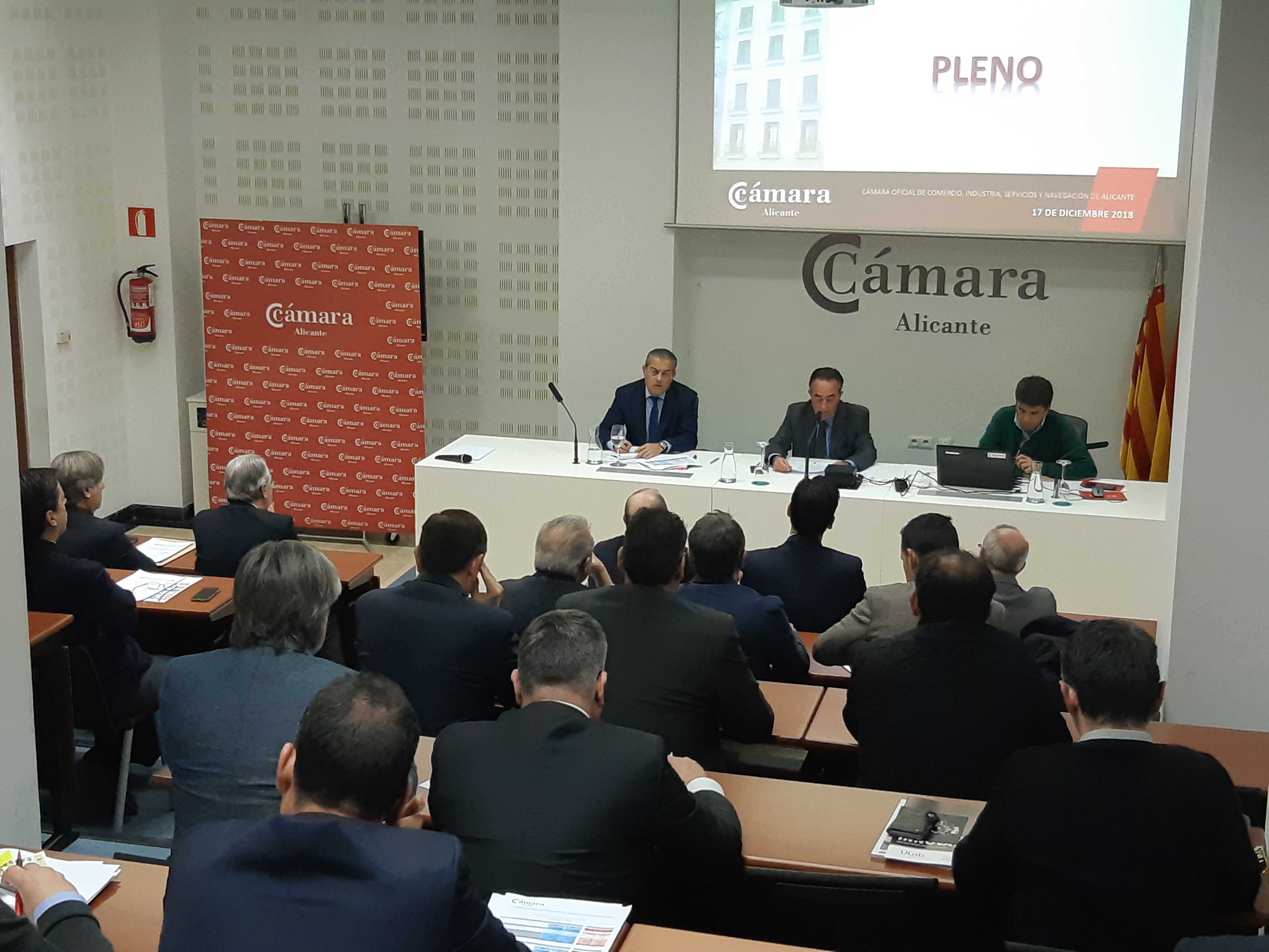 La Cámara de Alicante incrementa en 900.000 euros su presupuesto: gestionará 3 millones en fondos europeos