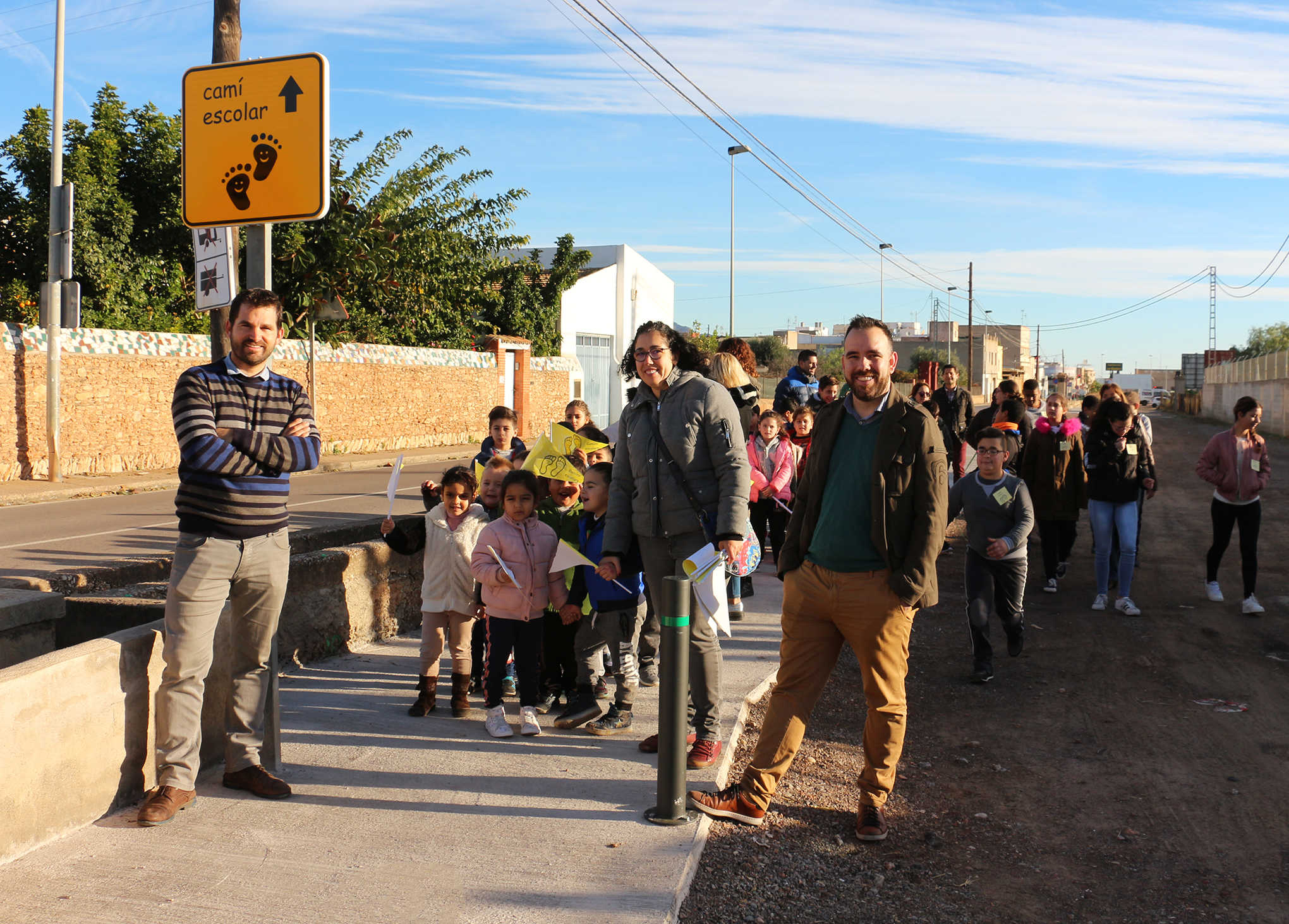Un camino escolar mejorará el acceso y la seguridad vial del colegio Illes Columbretes