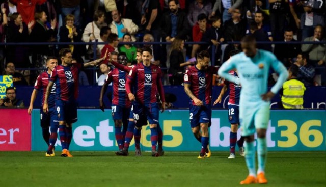 Un inmenso Levante acabó con el invicto del Barça pasada campaña