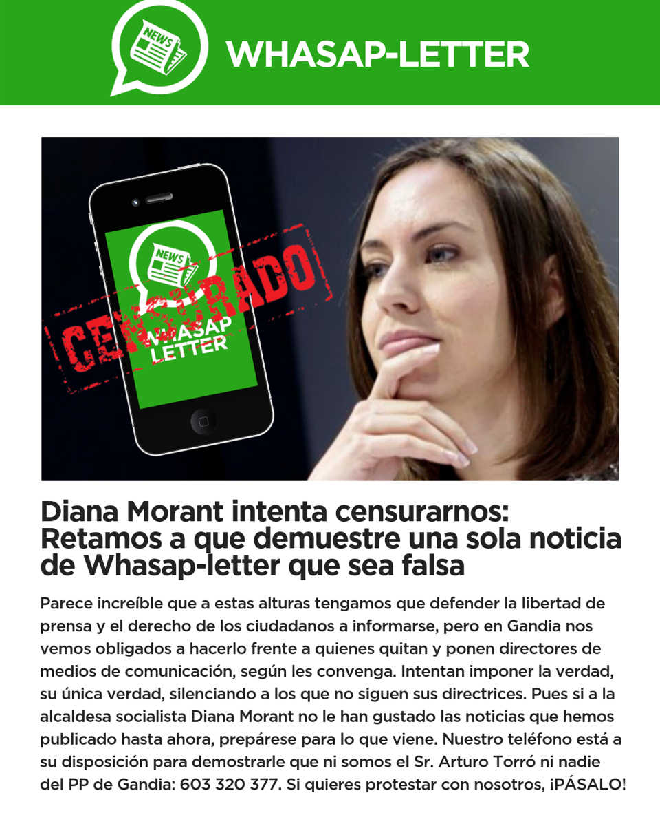 Arturo Torró se defiende de las fake news en Gandia 
