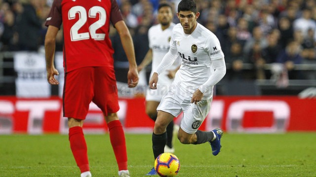 Guedes será baja contra el Manchester United