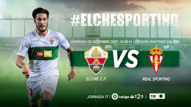 El Elche quiere romper su mala dinámica ante un Sporting lanzado