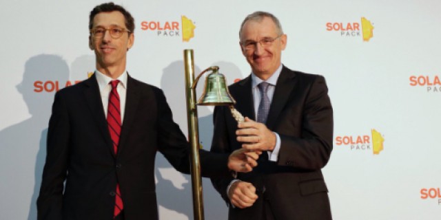 Solarpack se catapulta más del 10% en su primer día en el parqué bursátil