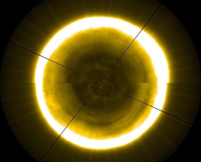 Así es el polo norte solar, según observaciones de la ESA
