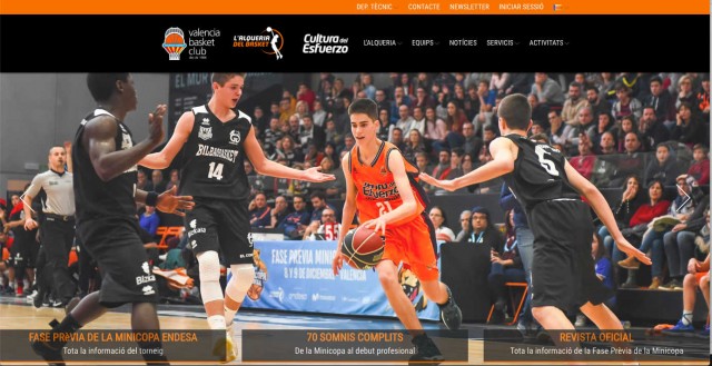 L'Alqueria del Basket inaugura su nueva página web