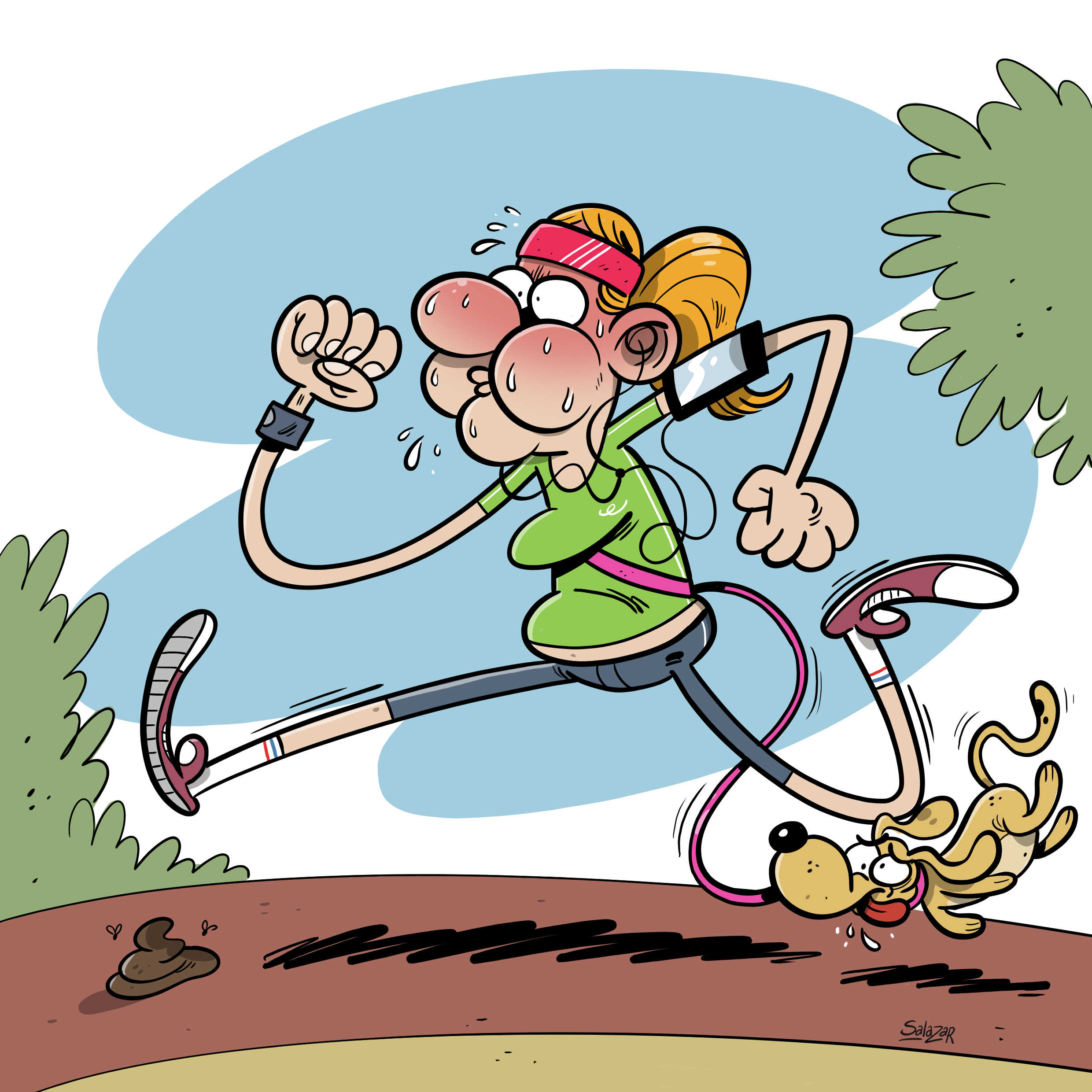 El runner /corredorus de postureus/