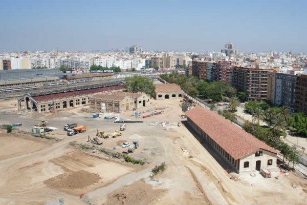 Las naves del Parque Central para usos culturales, las primeras que estarán activas