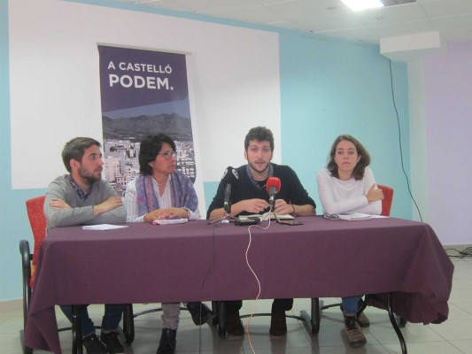 Podemos aspira a presentar candidatura en 20 municipios de la provincia de Castellón en 2019