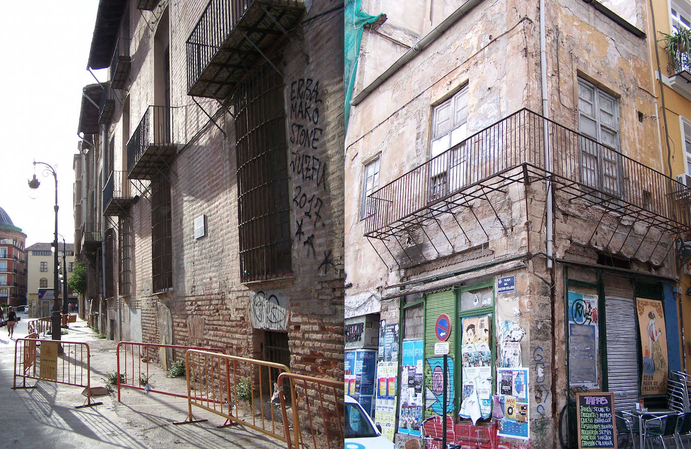 Ruina y caos en Ciutat Vella