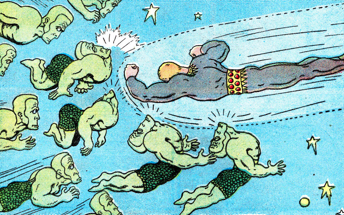 Fletcher Hanks, dibujante alcohólico de superhéroes ultra-violentos entre 1939 y 1941