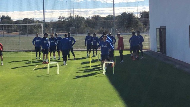 Rodrigo sigue sin entrenar y apunta a que será baja para el Bernabéu