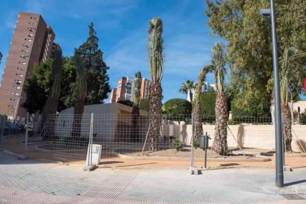 De Burger ilegal, a jardín junto al cementerio de Benidorm