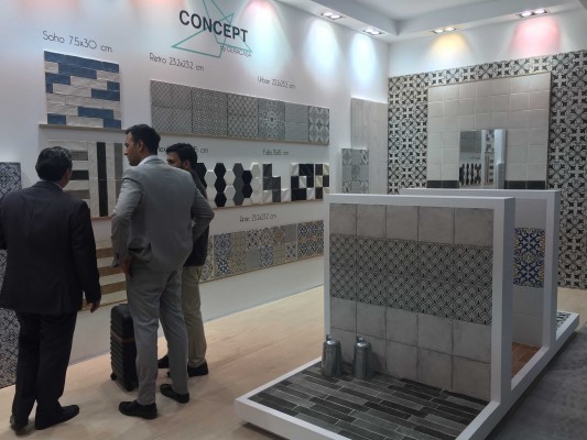 Once empresas azulejeras llevan la marca 'Tile of Spain' a la feria Stonex de Toronto 