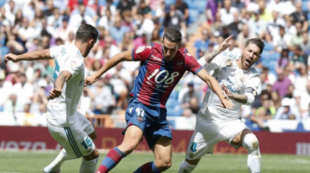 Levante, junto Alavés, Málaga y Getafe,únicos equipos sin goles de delanteros
