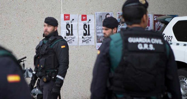 La Guardia Civil interviene más de un millón de carteles y material de propaganda del referéndum