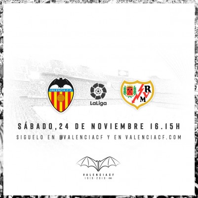 Sigue en directo el Valencia CF - Rayo Vallecano