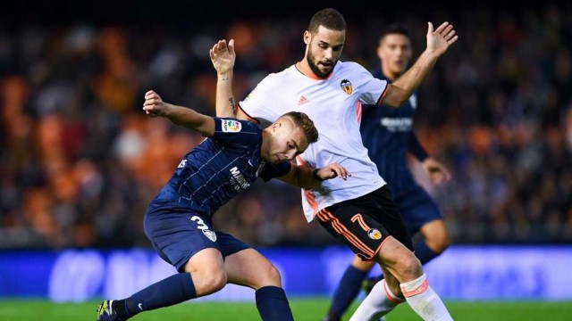 El Málaga empató el año pasado en Mestalla tras siete derrotas seguidas
