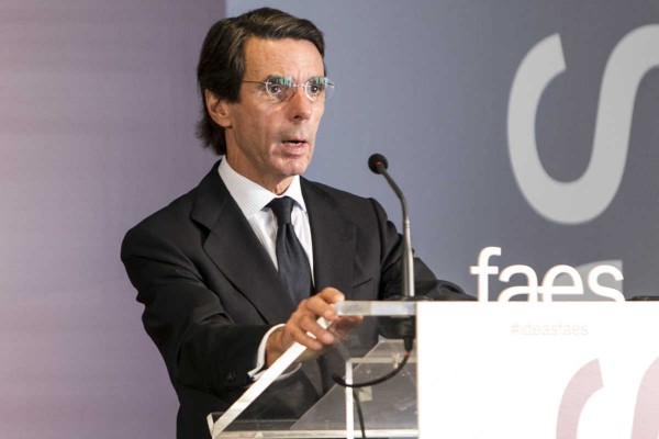 FAES celebrará en València un foro sobre financiación con la presencia de José María Aznar
