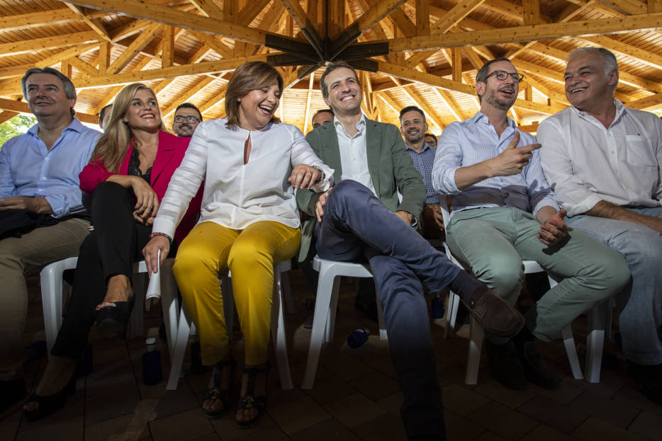 Bonig, Casado, Maroto y González Pons. Foto: EVA MÁÑEZ - 