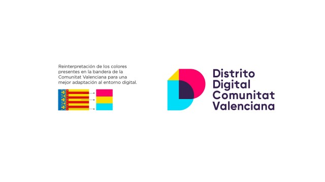 El Distrito Digital ya tiene logo: los colores de la 'senyera' para superponer dos letras 'D'