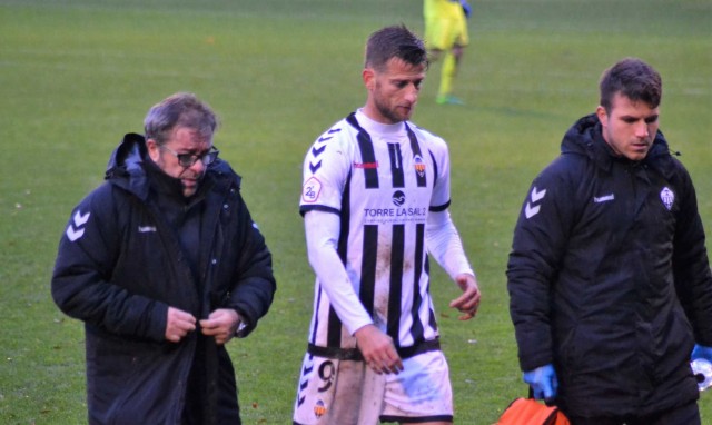 Una lesión muscular deja a Máyor fuera de los dos próximos partidos del Castellón