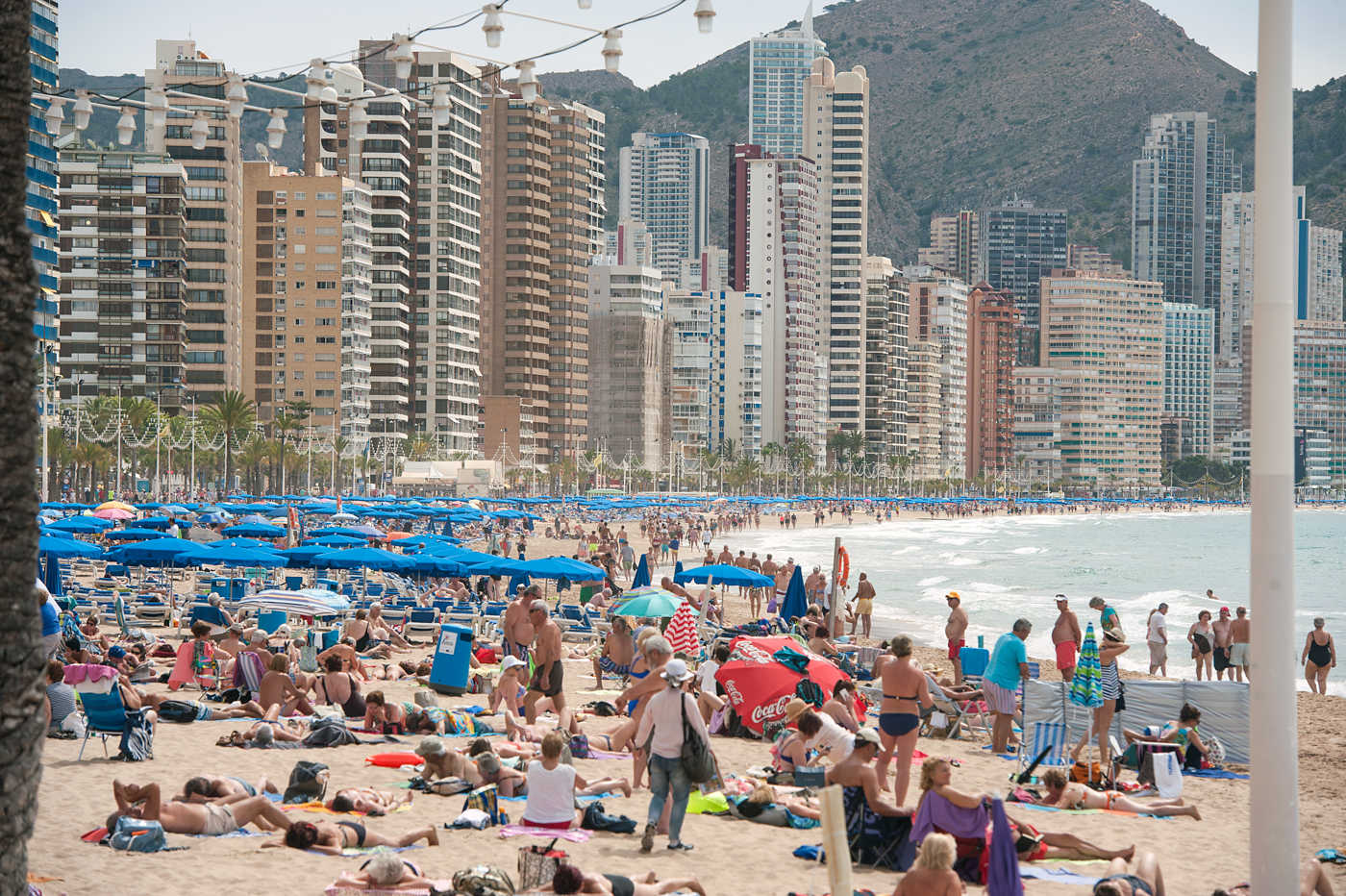 Benidorm mostrará el estado de ocupación de sus playas a tiempo real