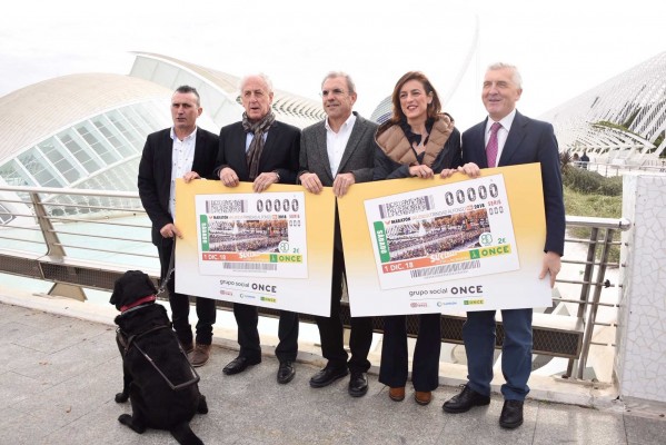 Los cupones de la ONCE ‘corren’ el Maratón Valencia Trinidad Alfonso EDP